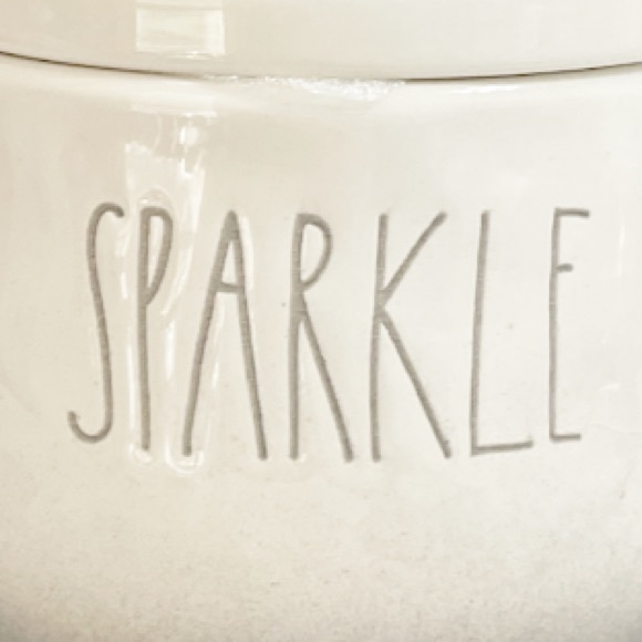 NEW Rae Dunn SPARKLE Jar with Lid β¨β¨ - Picture 2 of 6